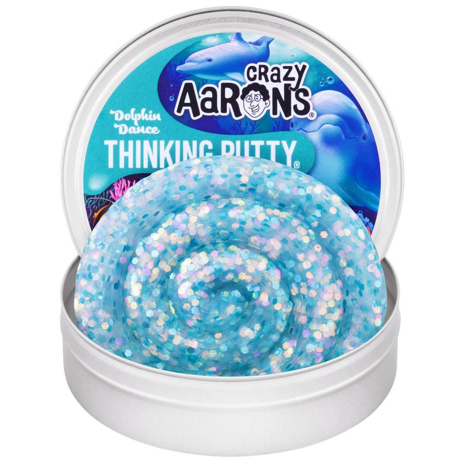 Dolphin Dance - 3.5" Thinking Putty Tin V9